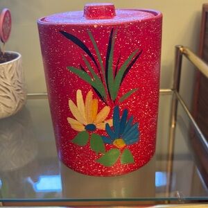 Vintage stoneware canister
